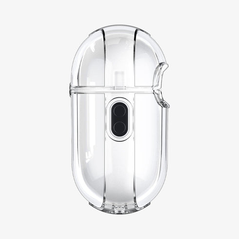ACS05481 - Apple AirPods Pro 2 Case Ultra Hybrid in crystal clear showing the front